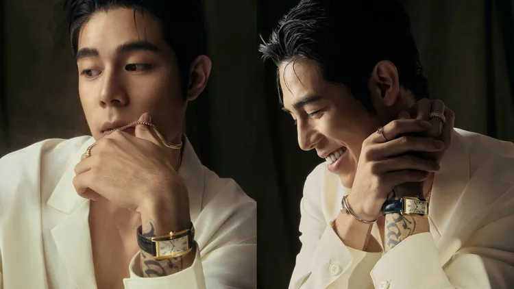 詹懷雲演繹卡地亞珠寶，讓粉絲直呼性感。品牌提供