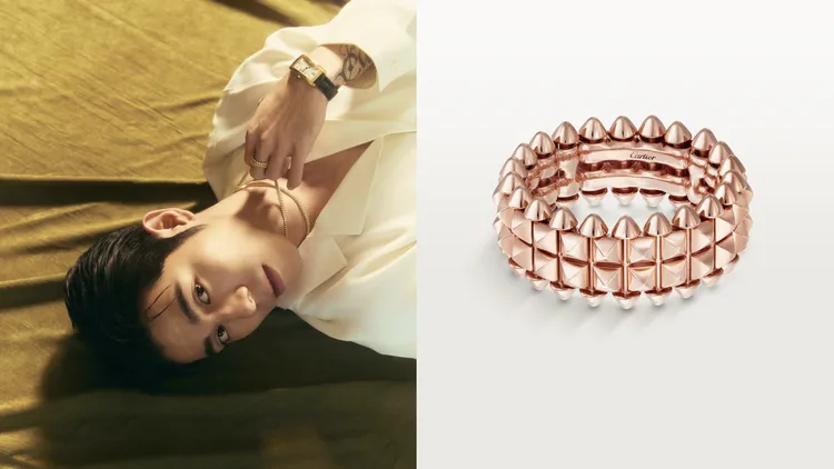 Clash de Cartier玫瑰金戒指，14萬3000元。品牌提供