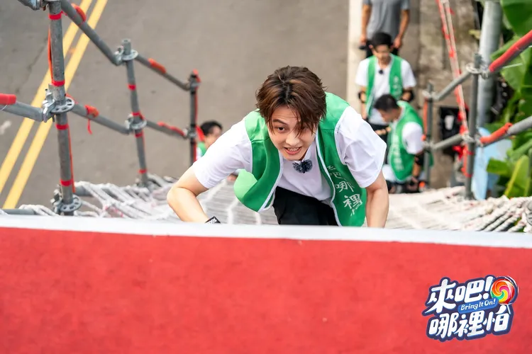 繼拔河挑戰後，王子笑說看到繩子就覺得痛。TVBS提供