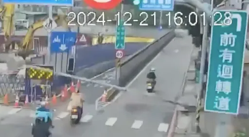 燈桿突倒成凶器 阿婆遭砸嚇傻...腦海放映「人生走馬燈」!