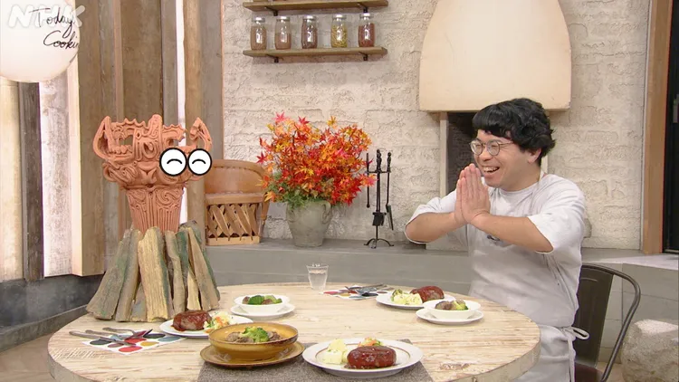 村吉雅之活躍於NHK節目《今日料理》。翻攝NHK今日料理X