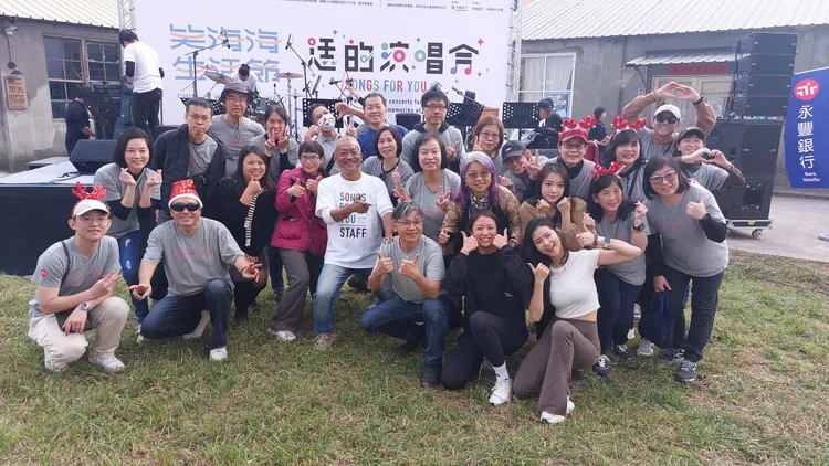 「恁的演唱會」旗津場獲永豐銀行、永豐金證券大力支持。凃建豐攝