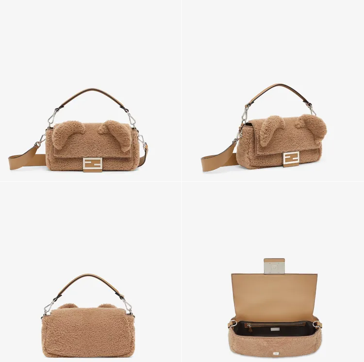 FENDI中號Baguette包，13萬4000元。翻攝官網
