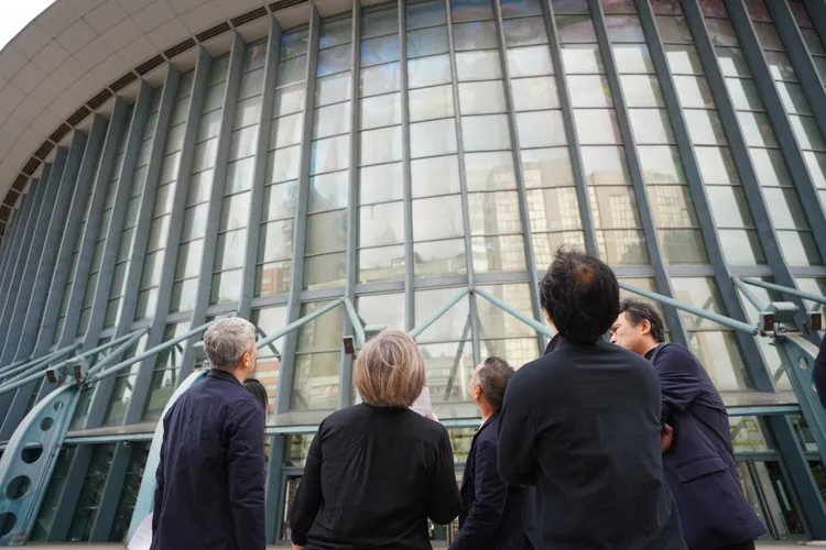 台北大巨蛋和東京巨蛋未來有望成為「姊妹蛋」。台北市政府提供