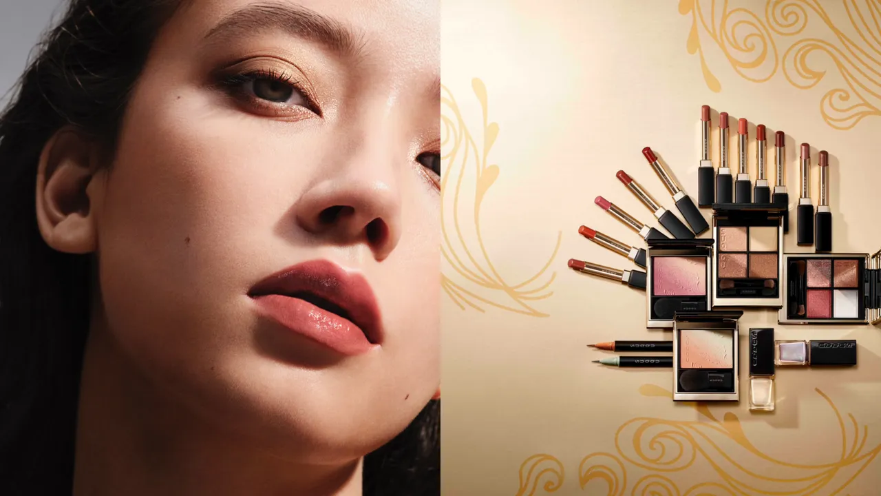 SUQQU推出「花屏風」2025春妝。品牌提供
