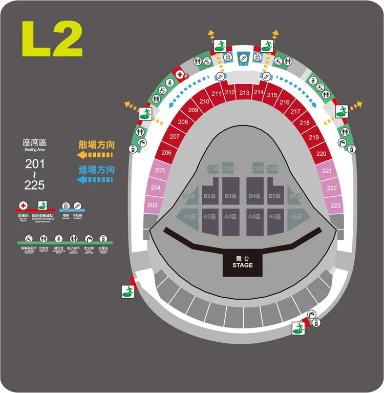 台北大巨蛋路線剖析。圖／摘自臉書