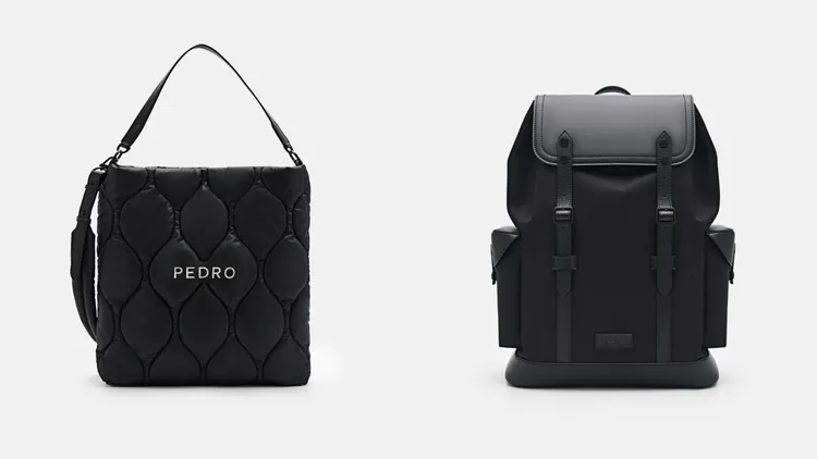 台灣限定絎縫單肩托特包（左）3290元、Jones尼龍背包（右）4690元。品牌提供