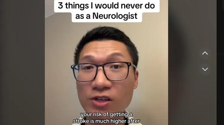 陳醫師在影片中建議幾件事盡量避免。翻攝自TikTok