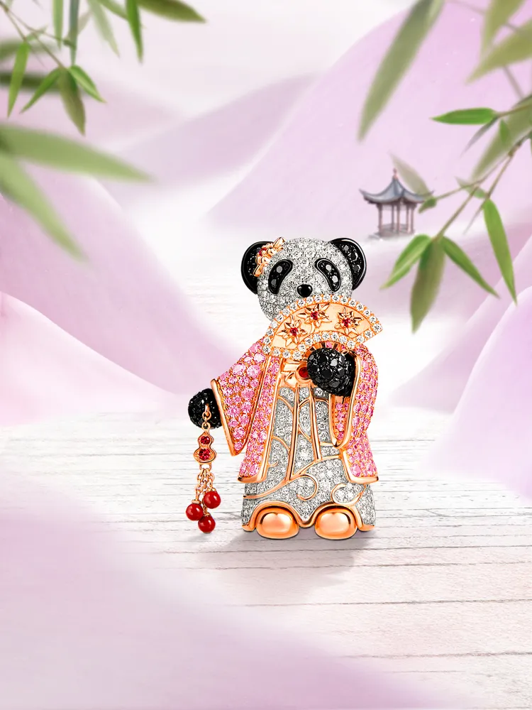 Qeelin Hanfu Bo Bo吊墜，90萬8500元。品牌提供