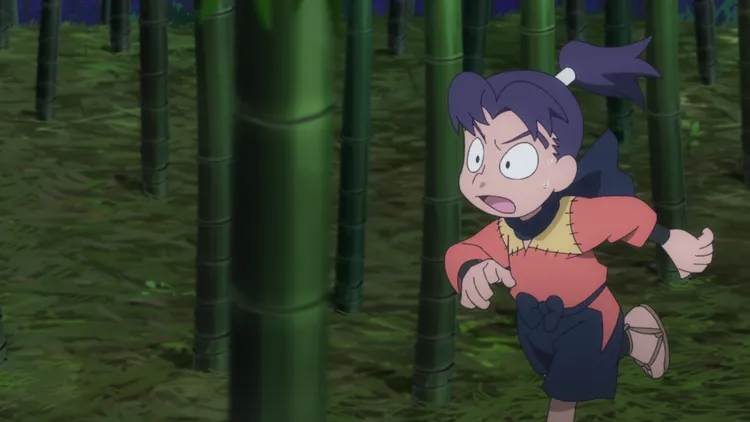 霧丸尋找下落不明的土井老師。華映娛樂提供