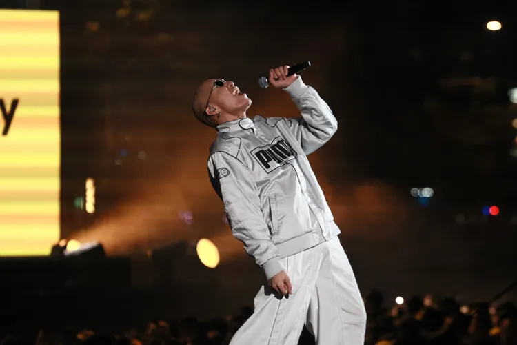 黃宣首度登上台北跨年。彭欣偉攝