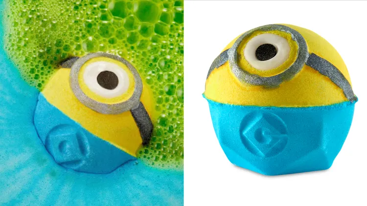 Minions x LUSH小小兵汽砲彈，380元。品牌提供