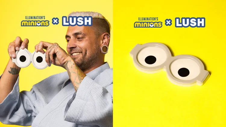 Minions x LUSH小小兵眼罩眼膜，380元。品牌提供