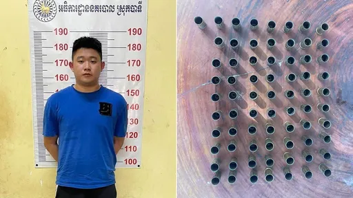 台男在柬埔寨街頭深夜連開71槍　遭警方逮捕