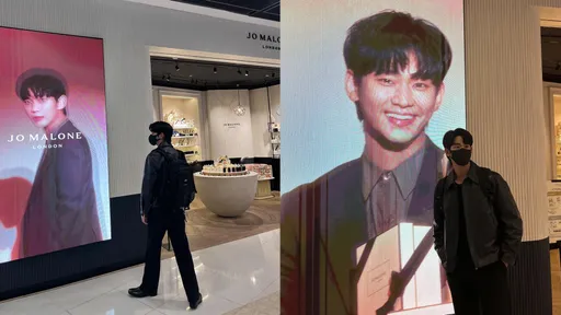 金秀賢香港拍戲自洩行蹤 男神工作空檔「跑去偷看自己」