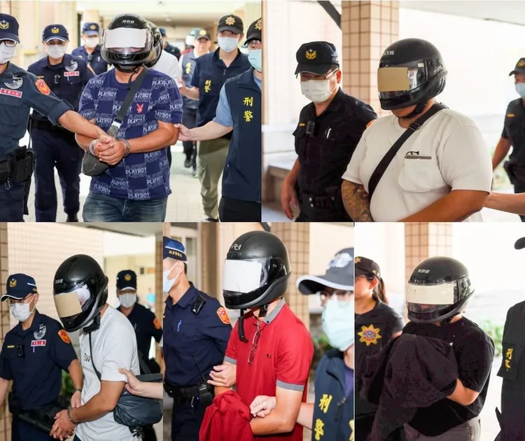 警方逮捕5名運毒嫌犯。航警局提供