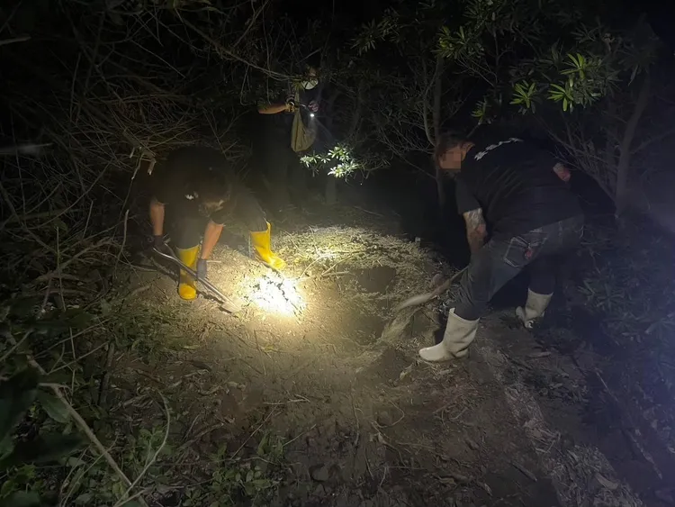 林男被懷疑侵占應召站數十萬元營業收入，慘遭合夥人打死埋屍。民眾提供