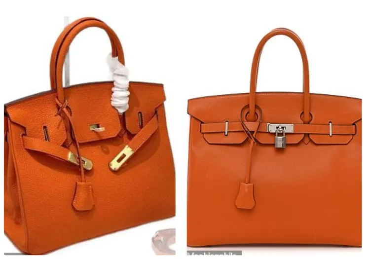 分得出哪個才是真正的柏金包嗎？答案是右邊。