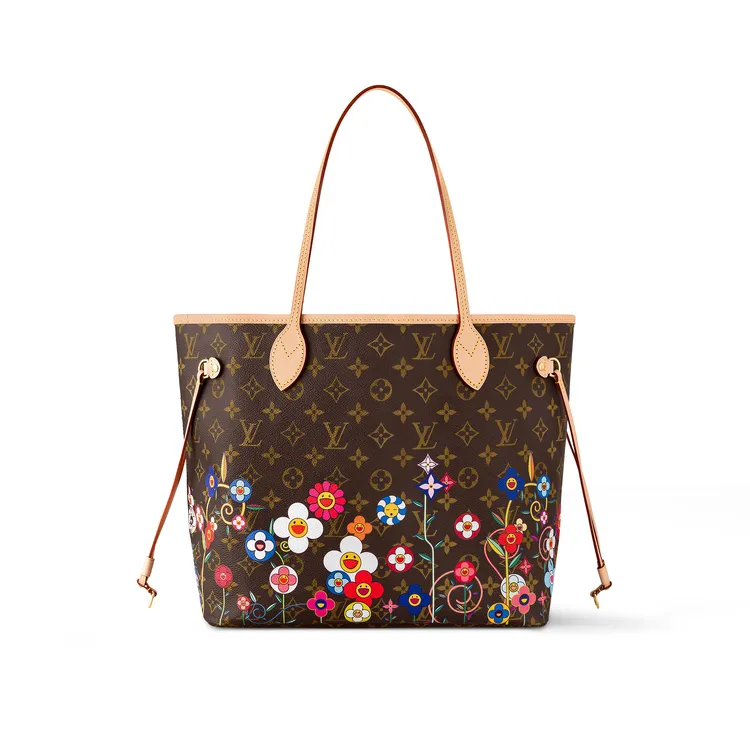 Louis Vuitton x Murakami Neverfull MM肩背包，9萬2000元。品牌提供