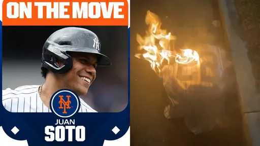 Juan Soto拿「史上最大約」轉隊 洋基球迷超氣!數千元球衣放火燒