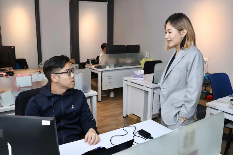 台灣vivo目前有80多名員工，陳怡婷希望能將vivo打造成員工心目中的幸福企業。莊宗達攝影
