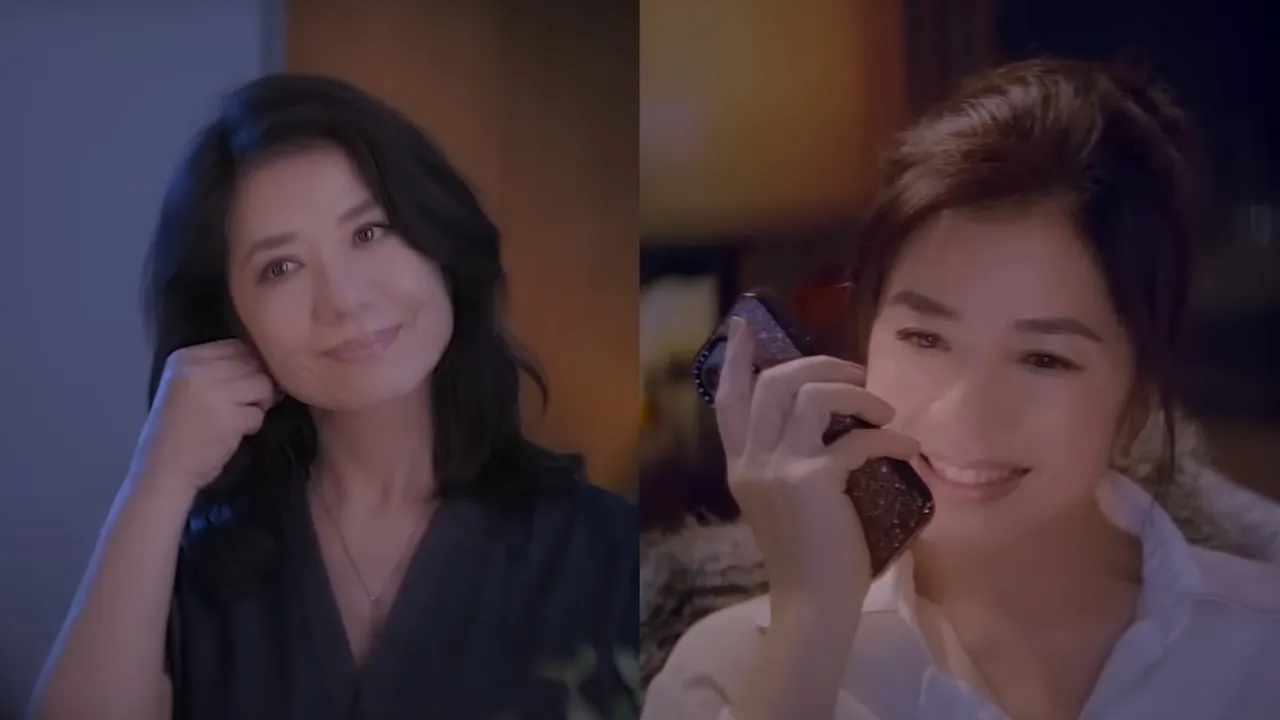 鍾楚紅最新曝光的50惠廣告。翻攝50惠—日本養髮概念YT