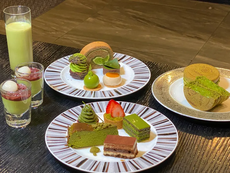 寒舍艾美聯名「一〇八抹茶茶廊」系列餐點。