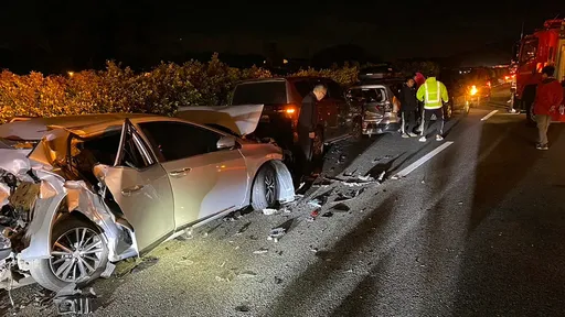 陳梅慧國道車禍亡 警方:前方車輛回堵、靜止停等狀態遭後車追撞
