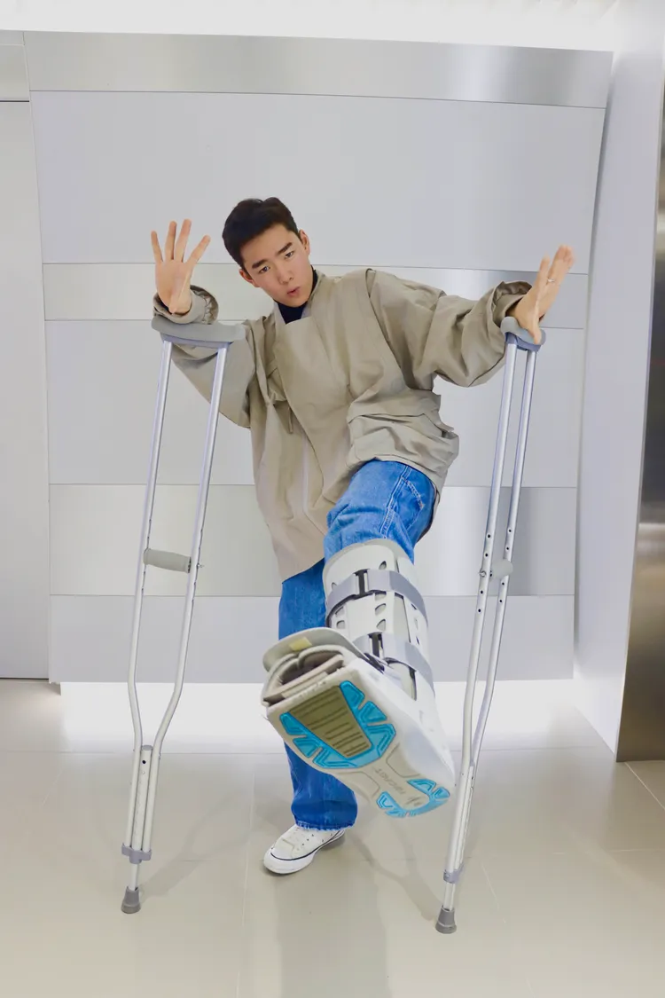 須弘道左腳韌帶斷裂。圖／種子音樂提供