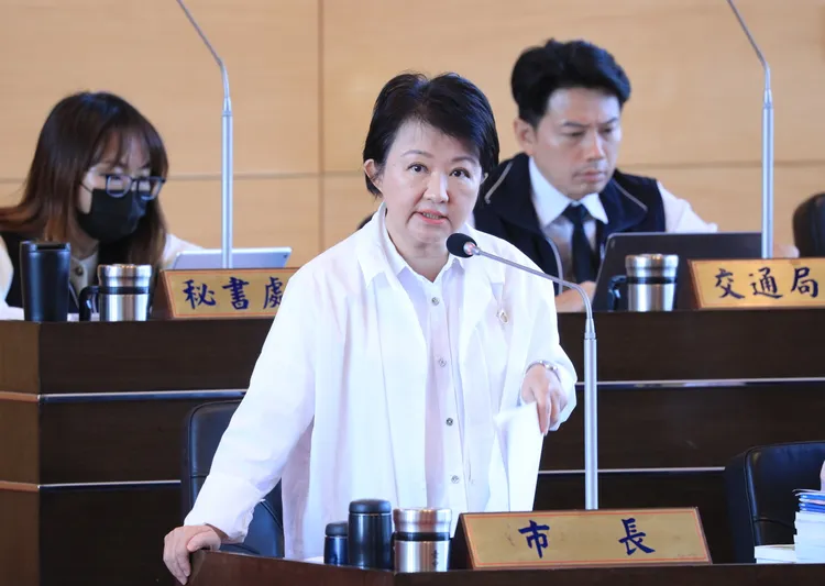 盧秀燕說，台中大巨蛋目前正規劃中。市府提供