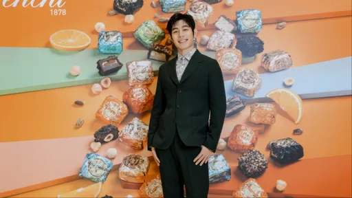 Venchi新店進駐台中大遠百 邀老粉詹懷雲嚐新品送上療癒暖笑