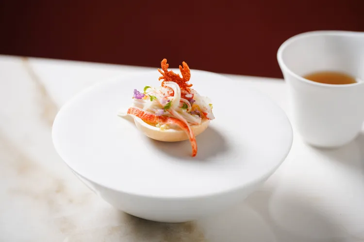 「鱈場蟹 山當歸油」。業者提供