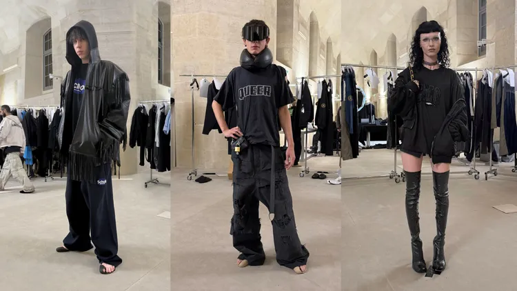 BALENCIAGA秋季25系列。品牌提供