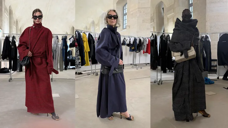 BALENCIAGA秋季25系列。品牌提供