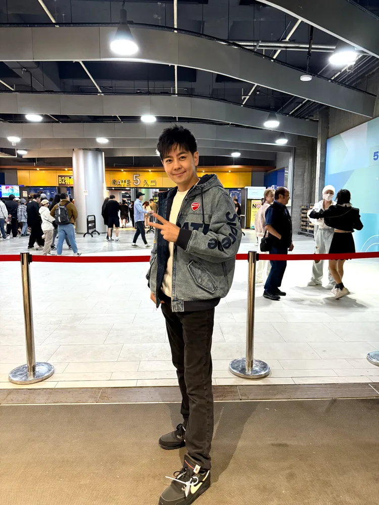 林志穎透露今天恰好是雙胞胎兒子9歲生日，特別帶他們來聽周董演唱會。圖／林志穎提供