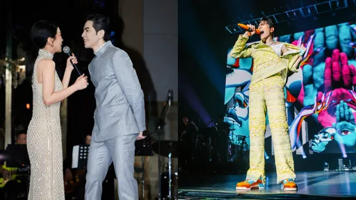 蕭敬騰大婚、巡演夏姿都相伴　訂製螢光綠套裝炸裂聖荷西