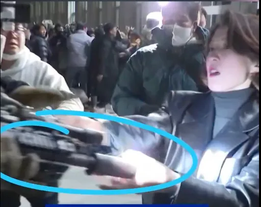 戒嚴夜徒手抓槍爆紅 韓在野黨發言人解釋必須阻止軍隊