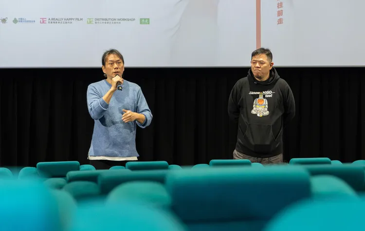 導演林明謙和監製曾國駿。台北双喜電影提供