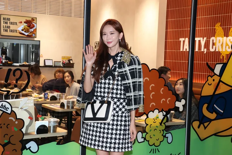 林志玲朝聖周董演唱會前，隻身讓媒體捕捉美照。莊宗達攝