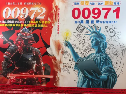 美日強強聯手可望再創高峰! 野村00971及00972預計1/9掛牌上市