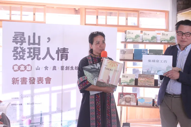 東高雄地方產業品牌集穡室工坊李蕙琪分享創業經驗。文化局提供