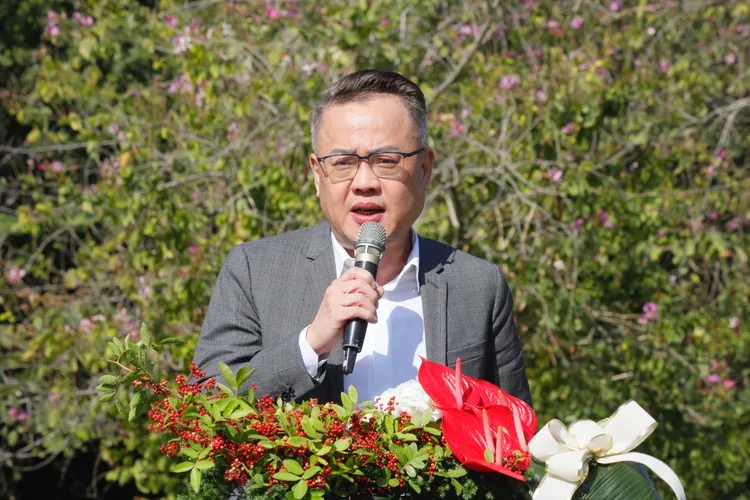 清景麟創辦人林聰麟長期照顧偏鄉教育，累積已捐贈近1600萬元獎學金。葉家銘攝