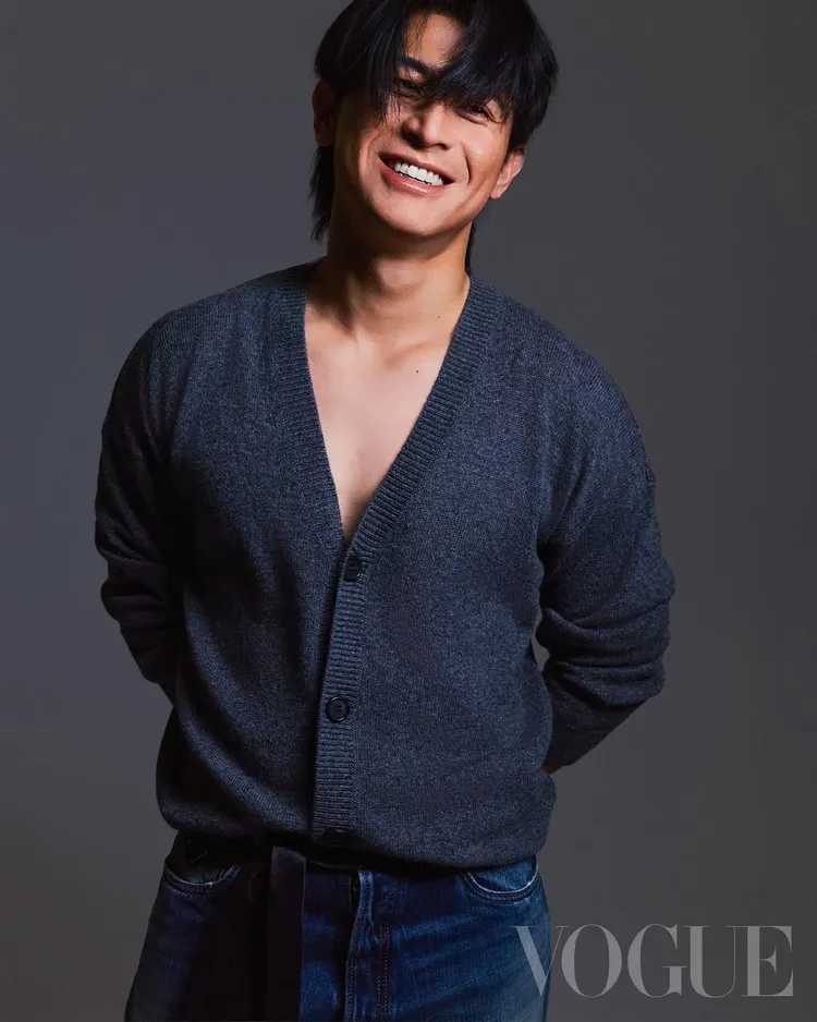 陳傑憲拍攝時尚大片。翻攝voguetaiwan IG