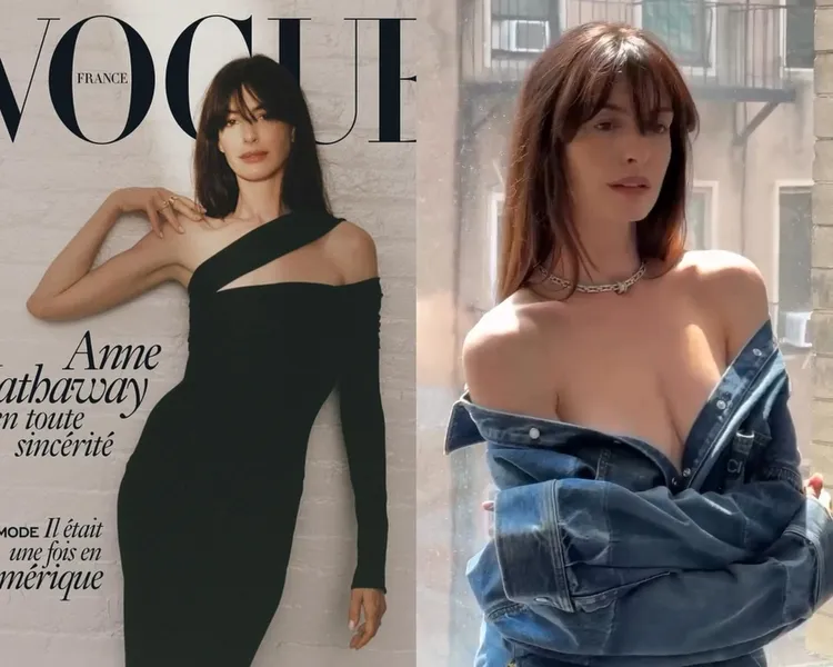 安海瑟薇擁有招牌的天鵝頸V臉。翻攝安海瑟薇IG