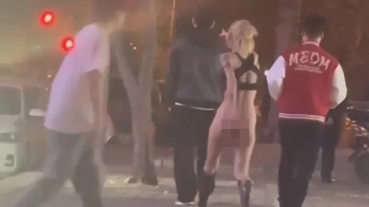 酒客敗陣想要離去，被酒女追著狂罵。翻攝自X