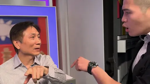 八炯閩南狼衝攝影棚堵人咆哮「告我什麼」 詹江村譏:真的急了