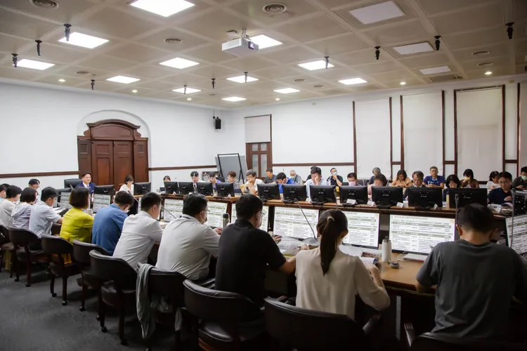 市府辦理永續發展及氣候變遷因應推動會議。新竹市府提供