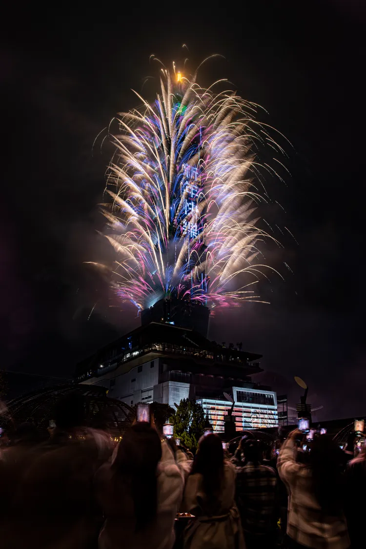 台北101璀璨煙火。業者提供