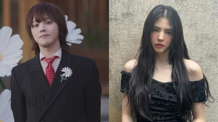 GD（左圖）、韓素希火速否認戀情。翻攝tvN、韓素希IG