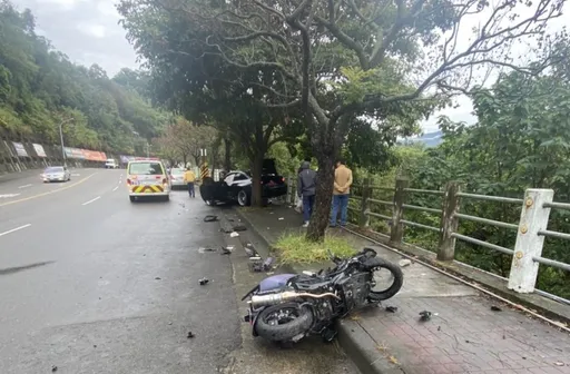 台中BMW男違規跨雙黃線撞對向機車 19歲女騎士摔6公尺邊坡殞命